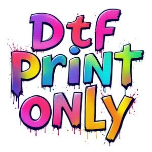 DTF iron on design only. Bundle it with a blank t-shirt to customize a shirt